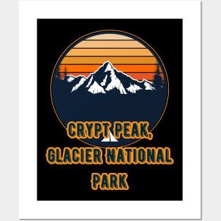 Crypt Peak, Glacier National Park Posters and Art